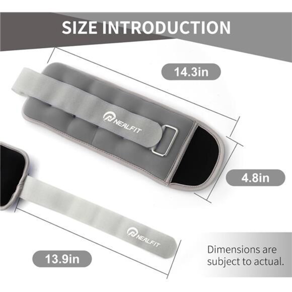 Ankle Weights for Men Women Kids, Leg Arm Wrist Weights with Adjustable Strap - Picture 2 of 7